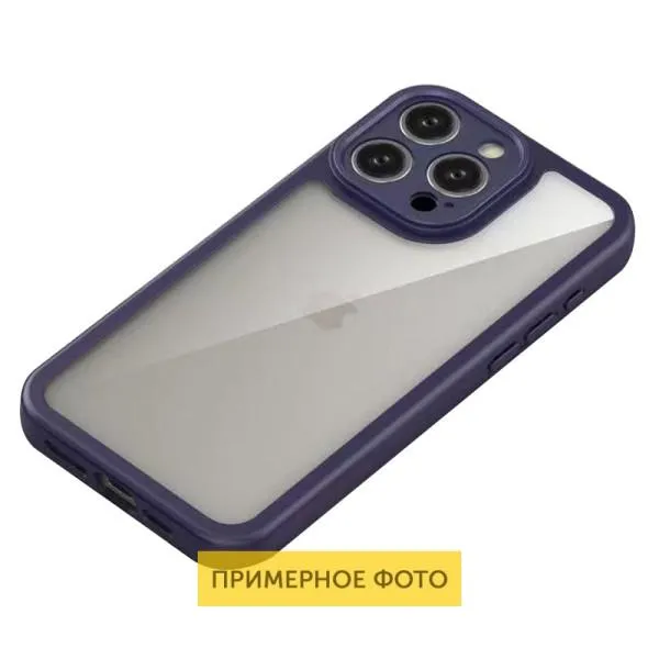 TPU чехол Transparent + Colour 1,5mm для Apple iPhone 16 (6.1") — Фиолетовый — фото 2 TPU чехол Transparent + Colour 1,5mm для Apple iPhone 16 (6.1") — Фиолетовый — фото 2