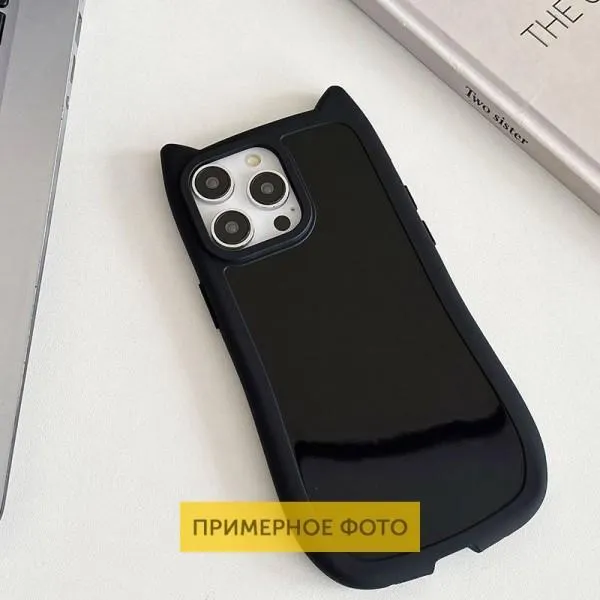 Чехол TPU GETMAN Cat with straps для Apple iPhone 16 (6.1") — Черный — фото 4