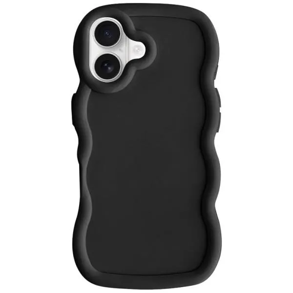 Чехол TPU Ripple для Apple iPhone 16 (6.1") — Черный — фото 1