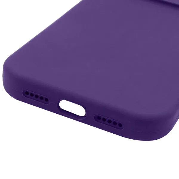 Чехол Silk Full Camera Protective (AA) NO LOGO для Apple iPhone 16 (6.1") — Фиолетовый — фото 4