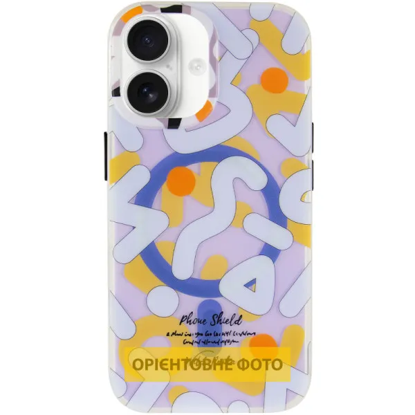 TPU чохол Pastel Chaos with Magnetic Fit для Apple iPhone 16 (6.1") — Білий — фото 3 TPU чохол Pastel Chaos with Magnetic Fit для Apple iPhone 16 (6.1") — Білий — фото 3