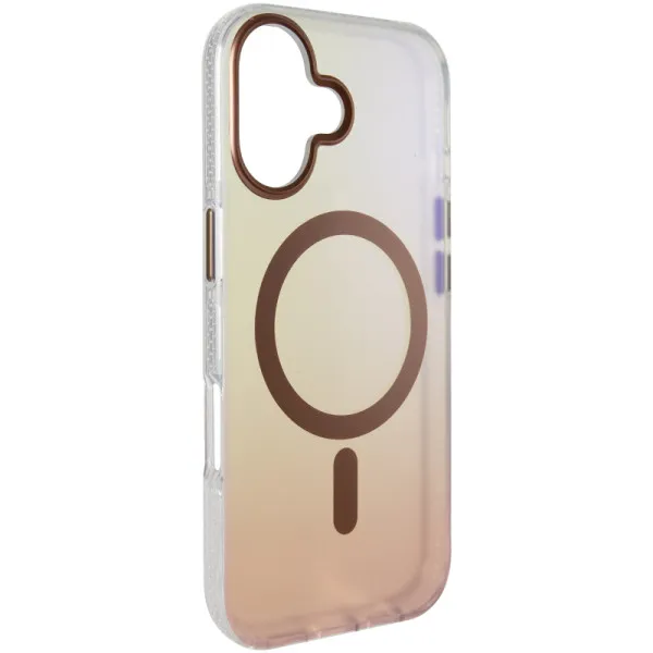 Чехол TPU+PC Phantom with Magnetic Fit для Apple iPhone 16 (6.1") — Rose Gold — фото 1