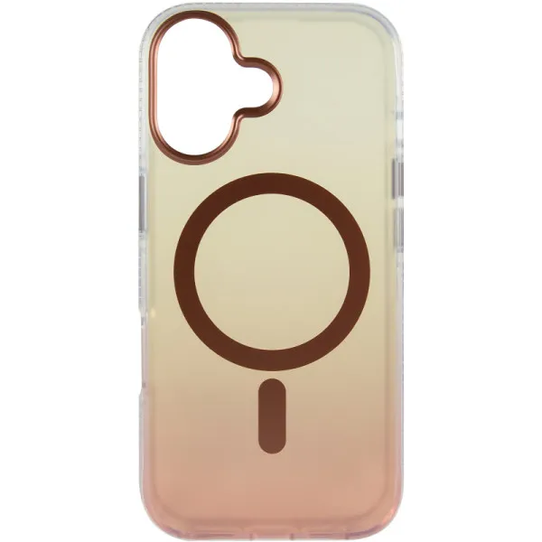 Чехол TPU+PC Phantom with Magnetic Fit для Apple iPhone 16 (6.1") — Rose Gold — фото 2