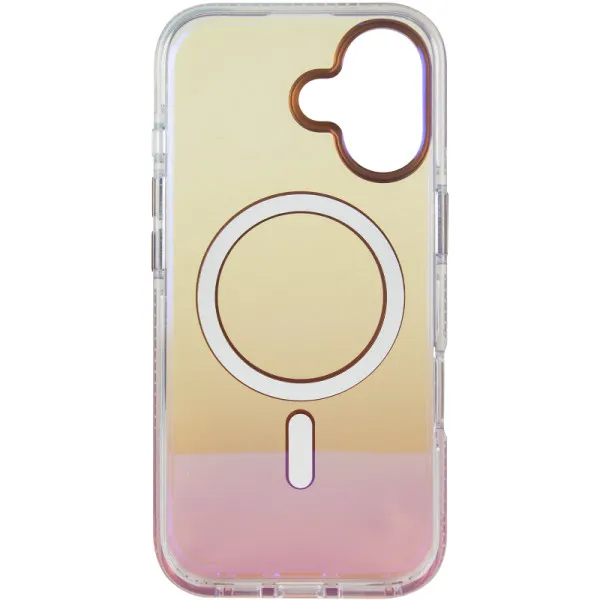 Чехол TPU+PC Phantom with Magnetic Fit для Apple iPhone 16 (6.1") — Rose Gold — фото 3