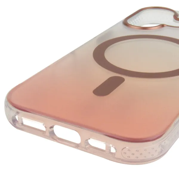 Чехол TPU+PC Phantom with Magnetic Fit для Apple iPhone 16 (6.1") — Rose Gold — фото 5