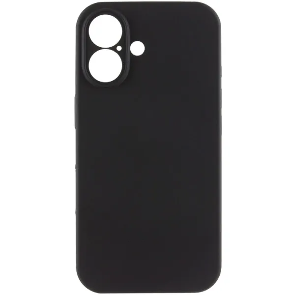 Чохол Silk Full Camera Protective (AA) NO LOGO для Apple iPhone 16 (6.1") — Чорний — фото 2