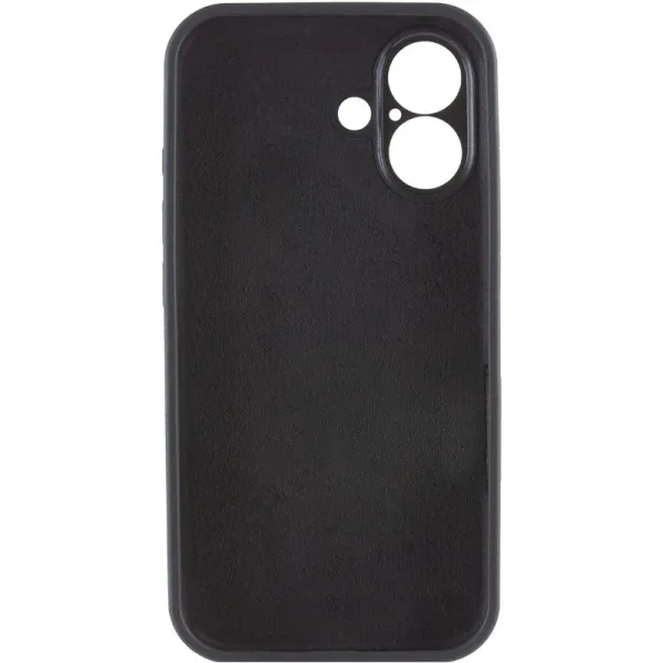 Чохол Silk Full Camera Protective (AA) NO LOGO для Apple iPhone 16 (6.1") — Чорний — фото 3