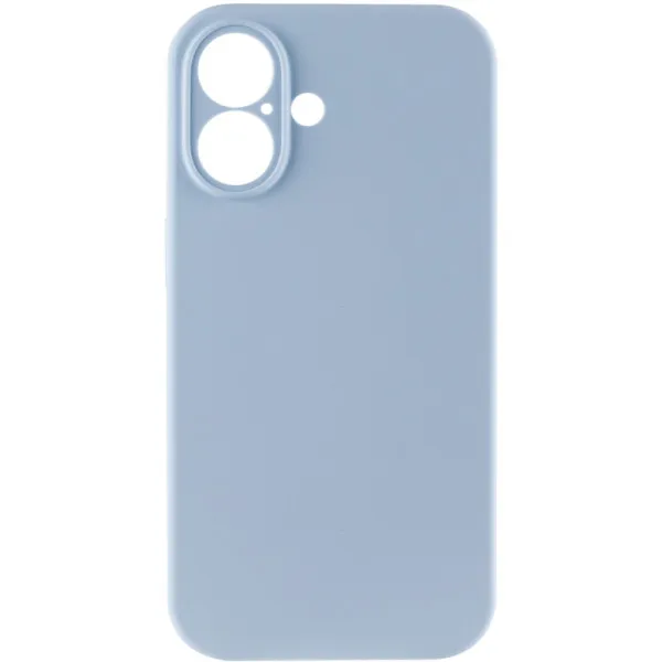 Чохол Silk Full Camera Protective (AA) NO LOGO для Apple iPhone 16 (6.1") — Блакитний — фото 2 Чохол Silk Full Camera Protective (AA) NO LOGO для Apple iPhone 16 (6.1") — Блакитний — фото 2