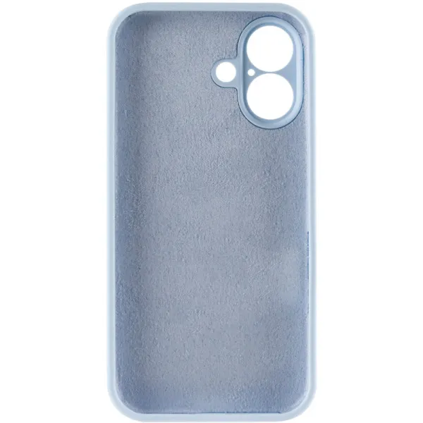 Чохол Silk Full Camera Protective (AA) NO LOGO для Apple iPhone 16 (6.1") — Блакитний — фото 3 Чохол Silk Full Camera Protective (AA) NO LOGO для Apple iPhone 16 (6.1") — Блакитний — фото 3