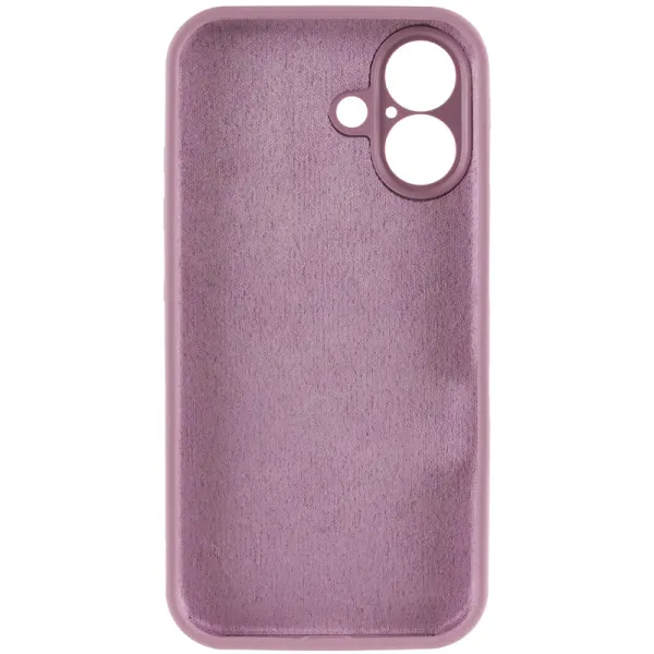 Чохол Silk Full Camera Protective (AA) NO LOGO для Apple iPhone 16 (6.1") — Ліловий — фото 3