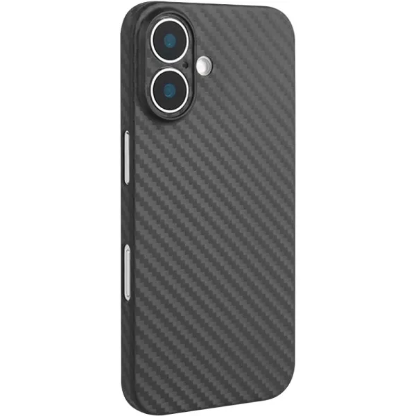 Чохол Getman Carbon Ultra Slim для Apple iPhone 16 (6.1") — Чорний — фото 1
