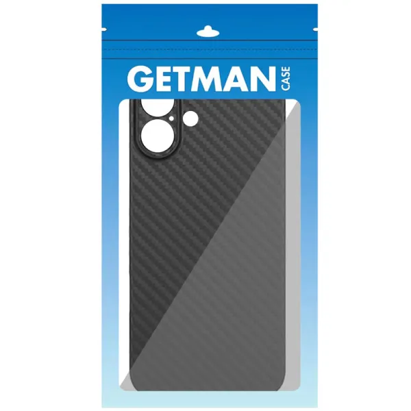 Чохол Getman Carbon Ultra Slim для Apple iPhone 16 (6.1") — Чорний — фото 3