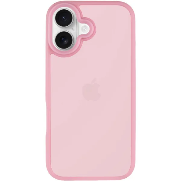 TPU+PC чехол Metal Buttons для Apple iPhone 16 (6.1") — Розовый — фото 2