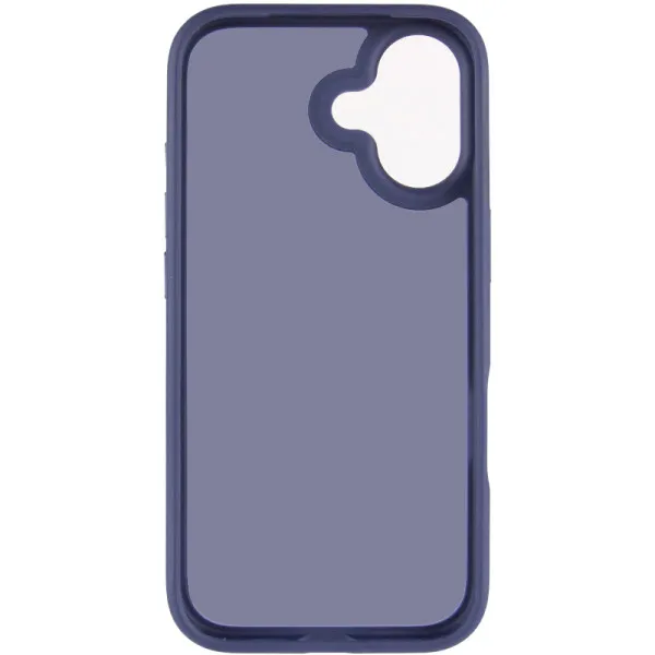 TPU+PC чехол Metal Buttons для Apple iPhone 16 (6.1") — Синий — фото 3