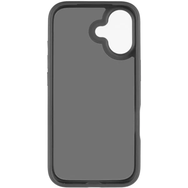 TPU+PC чехол Metal Buttons для Apple iPhone 16 (6.1") — Черный — фото 3