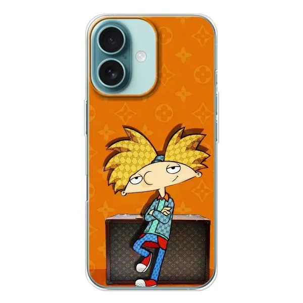 Чохол з принтом «Арнольд» для iPhone 16