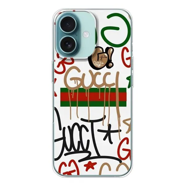 Чохол з принтом «Стиль GUUCI» для iPhone 16