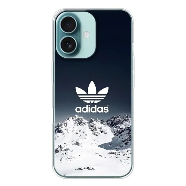 Чехол с принтом «Адидас в горах» для iPhone 16