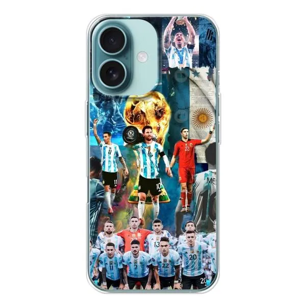 Чехол с принтом «Аргентина Месси» для iPhone 16
