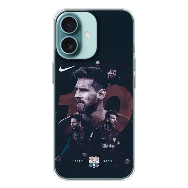 Чехол с принтом «Месси 10» для iPhone 16