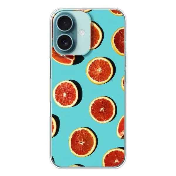 Чохол з принтом «Грейпфрут» для iPhone 16 Чохол з принтом «Грейпфрут» для iPhone 16