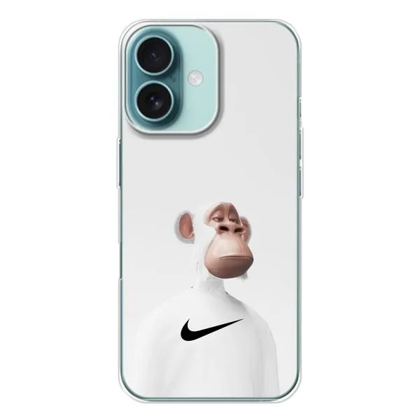Чехол с принтом «обезьяна NFT Nike» для iPhone 16