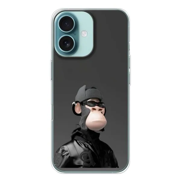 Чехол с принтом «стильная обезьяна NFT» для iPhone 16