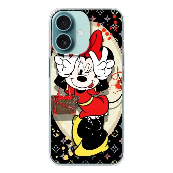 Чохол з принтом «Мінні peace» для iPhone 16