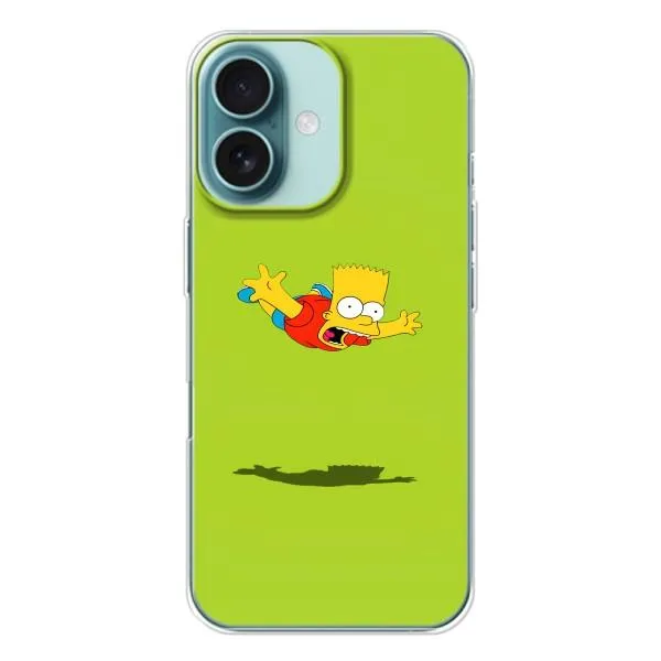 Чохол з принтом «Барт Сімпсон» для iPhone 16