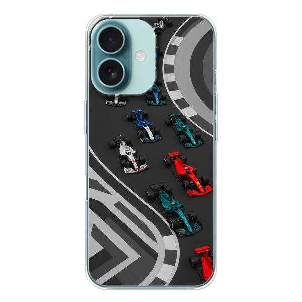 Чохол з принтом «Траса Ф1» для iPhone 16