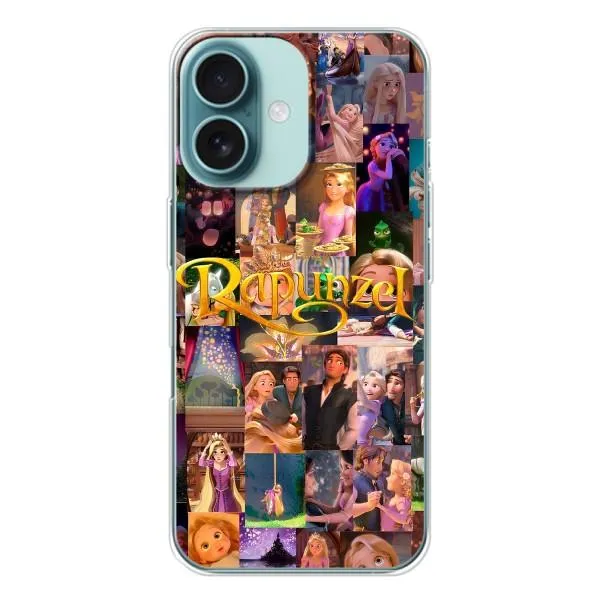 Чохол з принтом «Колаж Рапунцель» для iPhone 16