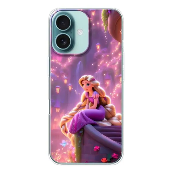 Чохол з принтом «Рапунцель у замку» для iPhone 16