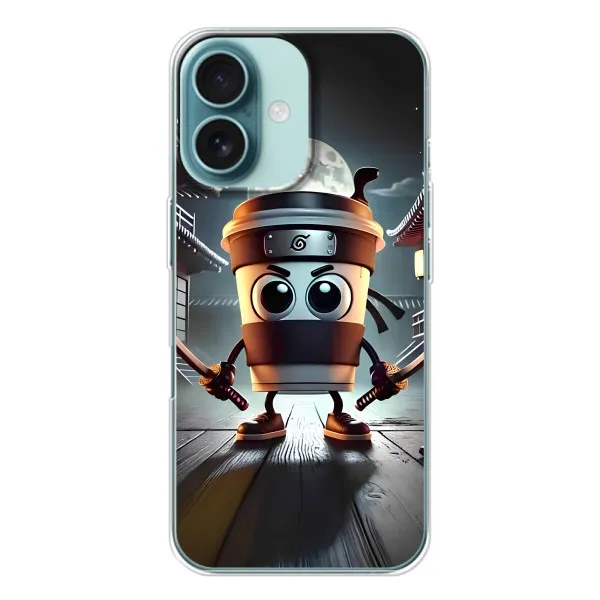 Чехол с принтом «Капучино асасино» для iPhone 16