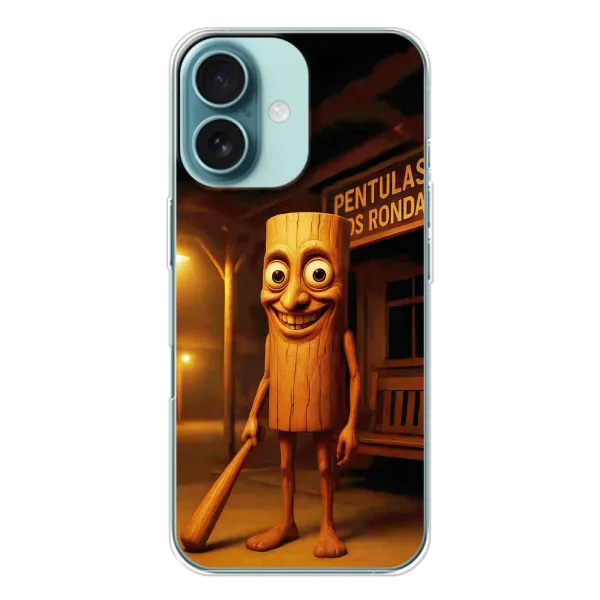 Чехол с принтом «Тунг тунг сахур» для iPhone 16