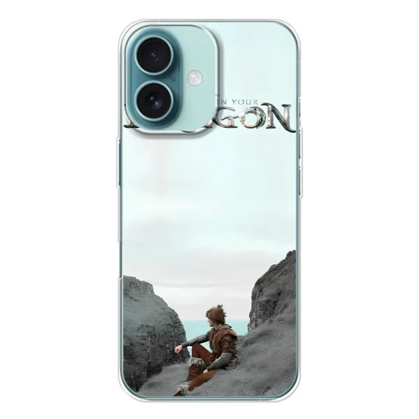 Чохол з принтом «Дракон лого» для iPhone 16