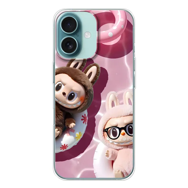 Чохол з принтом «Іграшка Лабубу» для iPhone 16