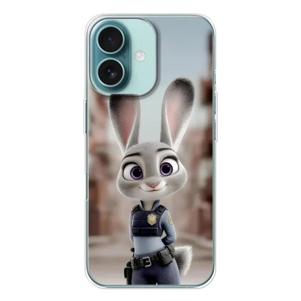 Чохол з принтом «Офіцер Джуді Гопс» для iPhone 16