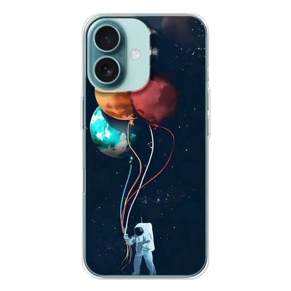 Чохол з принтом «Планети кульки» для iPhone 16 Чохол з принтом «Планети кульки» для iPhone 16