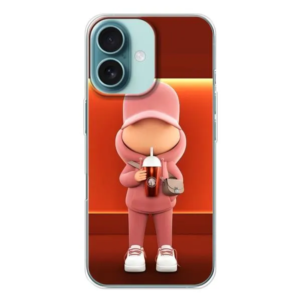 Чехол с принтом «С Кофе» для iPhone 16