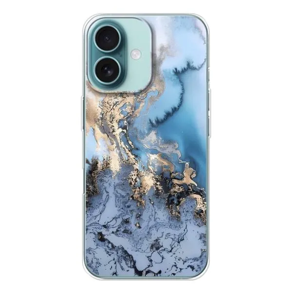 Чохол з принтом «Ніжний мрамор» для iPhone 16 Чохол з принтом «Ніжний мрамор» для iPhone 16