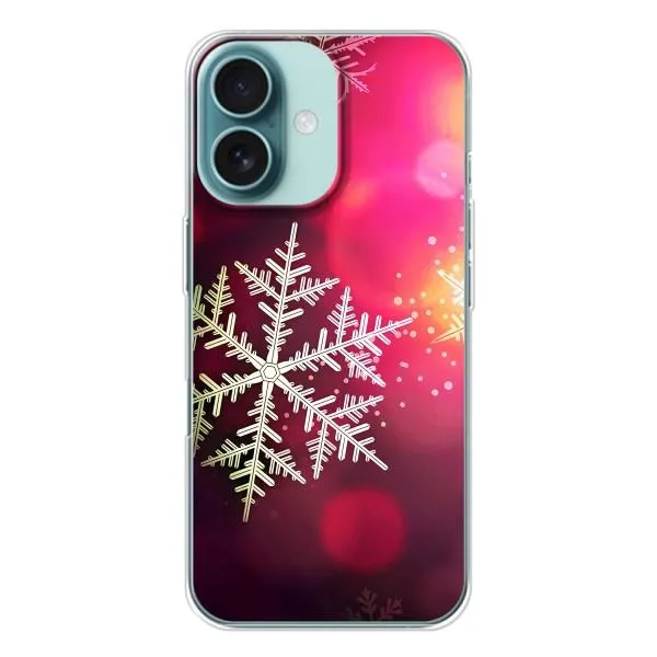 Чохол з принтом «Сніжинка» для iPhone 16