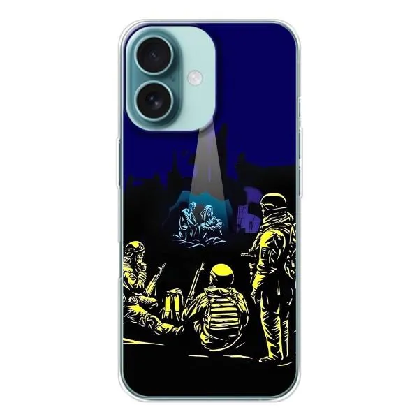 Чохол з принтом «Різдво в Україні» для iPhone 16
