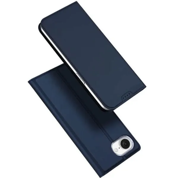 Чохол-книжка Dux Ducis з кишенею для візиток для Apple iPhone 16e / 17e (6.1") — Синій — фото 2 Чохол-книжка Dux Ducis з кишенею для візиток для Apple iPhone 16e / 17e (6.1") — Синій — фото 2