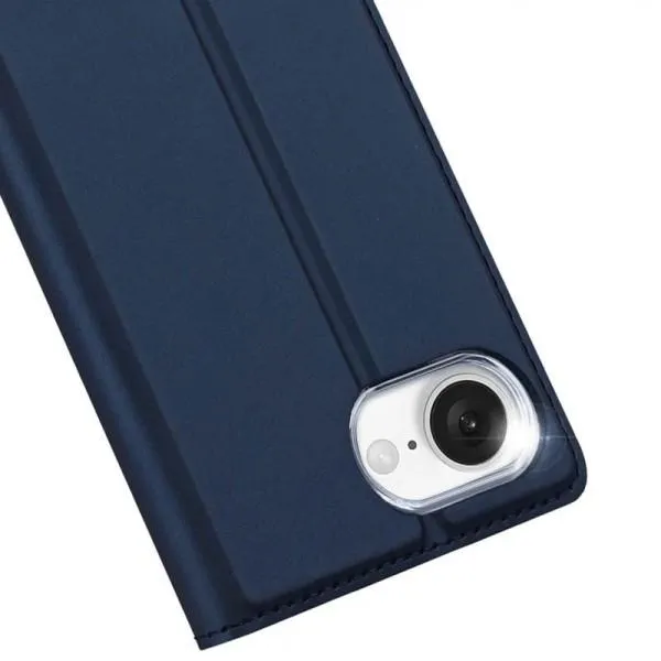 Чохол-книжка Dux Ducis з кишенею для візиток для Apple iPhone 16e / 17e (6.1") — Синій — фото 4 Чохол-книжка Dux Ducis з кишенею для візиток для Apple iPhone 16e / 17e (6.1") — Синій — фото 4