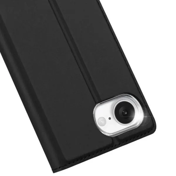 Чохол-книжка Dux Ducis з кишенею для візиток для Apple iPhone 16e / 17e (6.1") — Чорний — фото 3 Чохол-книжка Dux Ducis з кишенею для візиток для Apple iPhone 16e / 17e (6.1") — Чорний — фото 3