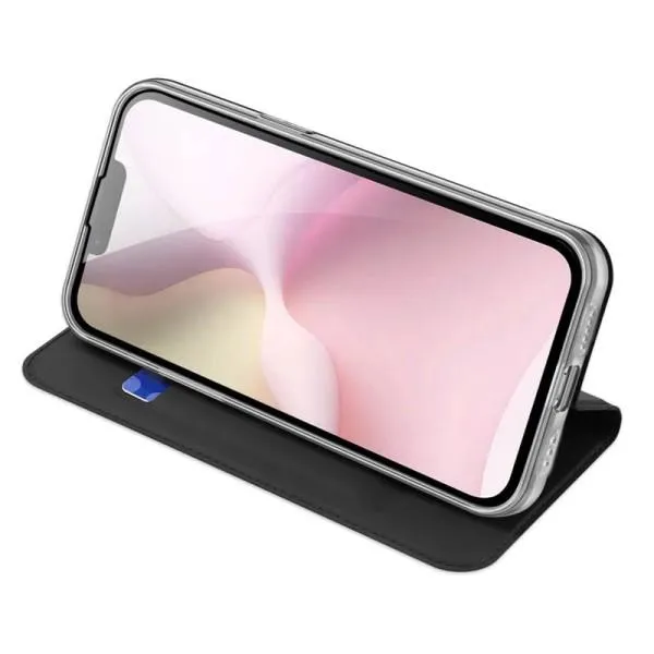 Чохол-книжка Dux Ducis з кишенею для візиток для Apple iPhone 16e / 17e (6.1") — Чорний — фото 5 Чохол-книжка Dux Ducis з кишенею для візиток для Apple iPhone 16e / 17e (6.1") — Чорний — фото 5