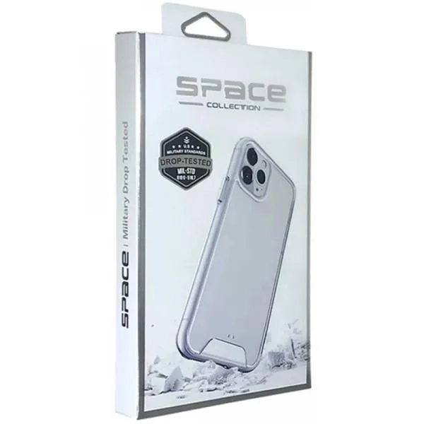Чохол TPU Space Case transparent для Apple iPhone 16e / 17e (6.1") — Прозорий — фото 3 Чохол TPU Space Case transparent для Apple iPhone 16e / 17e (6.1") — Прозорий — фото 3