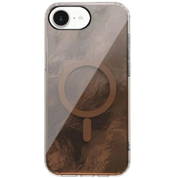 Чохол TPU Shiny Mountain Magnetic Fit для Apple iPhone 16e / 17e (6.1") — Коричневий — фото 1