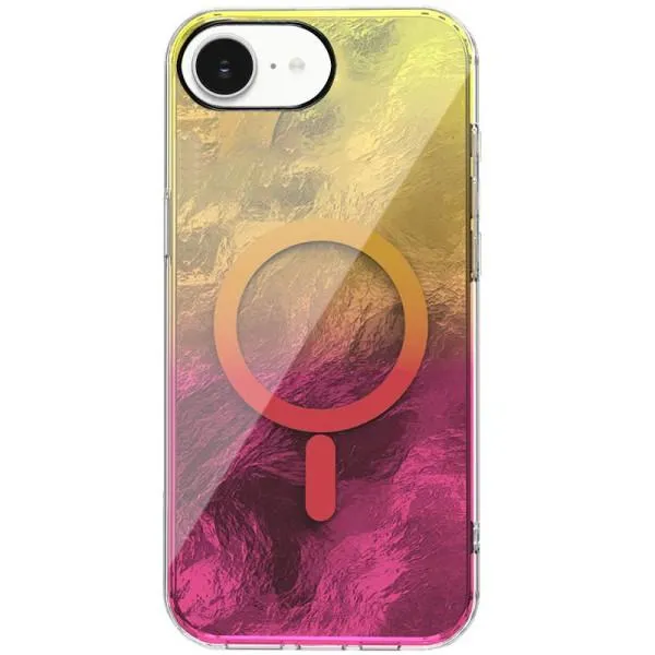 Чохол TPU Shiny Mountain Magnetic Fit для Apple iPhone 16e / 17e (6.1") — Жовтий — фото 1