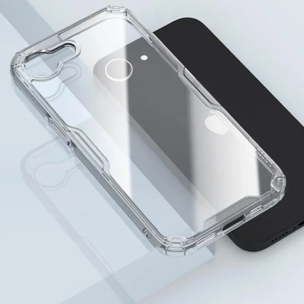 TPU чохол Nillkin Nature Pro Series для Apple iPhone 16e / 17e (6.1") — Прозорий — фото 4